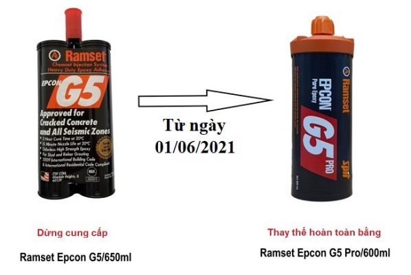 Keo Ramset pure Epcon G5 pro mới
